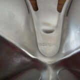 Serviteur inox brossé forme trèfle