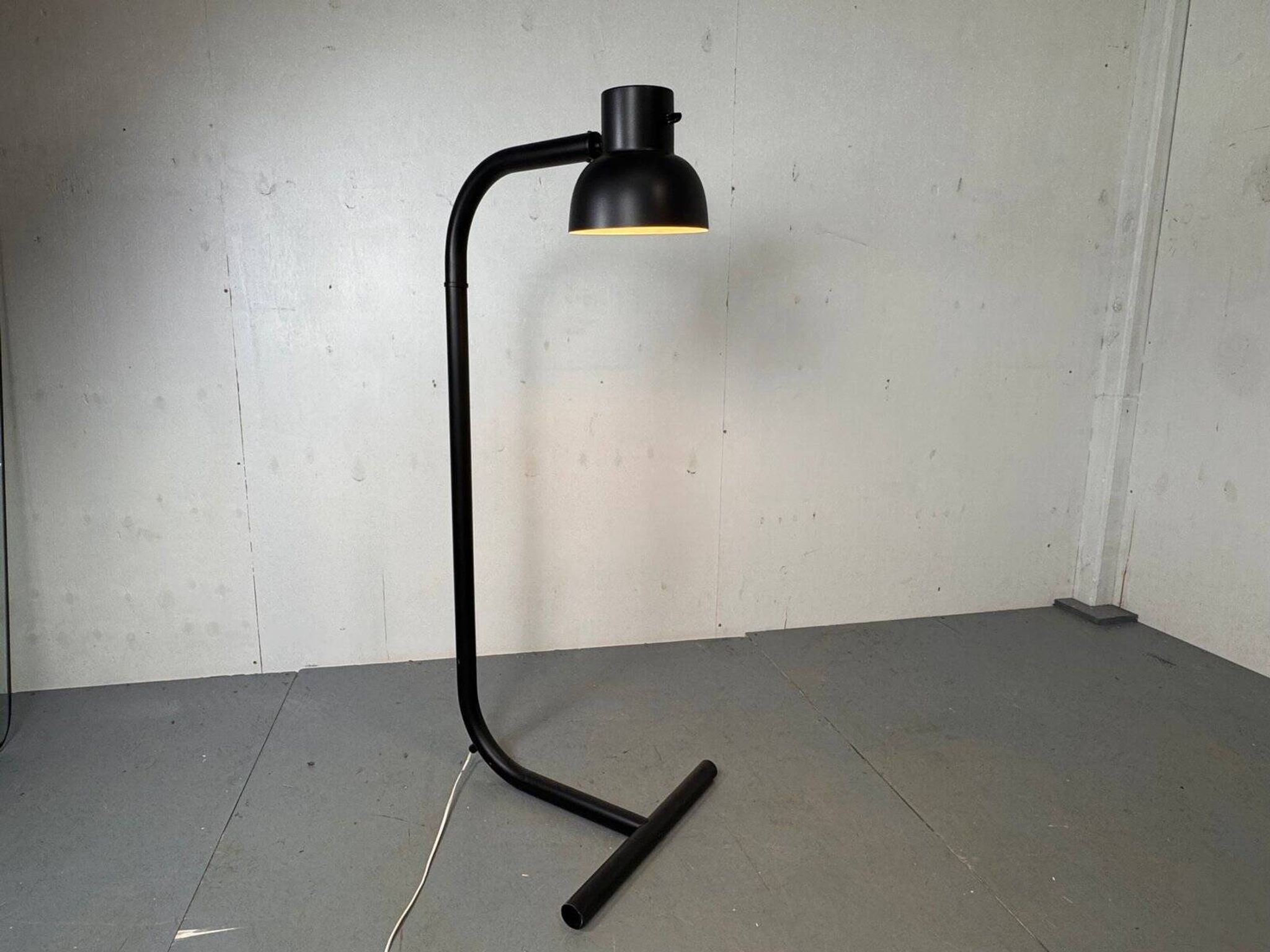 Vintage black floor lamp by Hans Agne Jakobsson for AB Markaryd, 1970s
