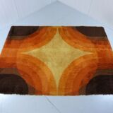 Colourful woolen carpet by Bergoss, Netherlands 1960's