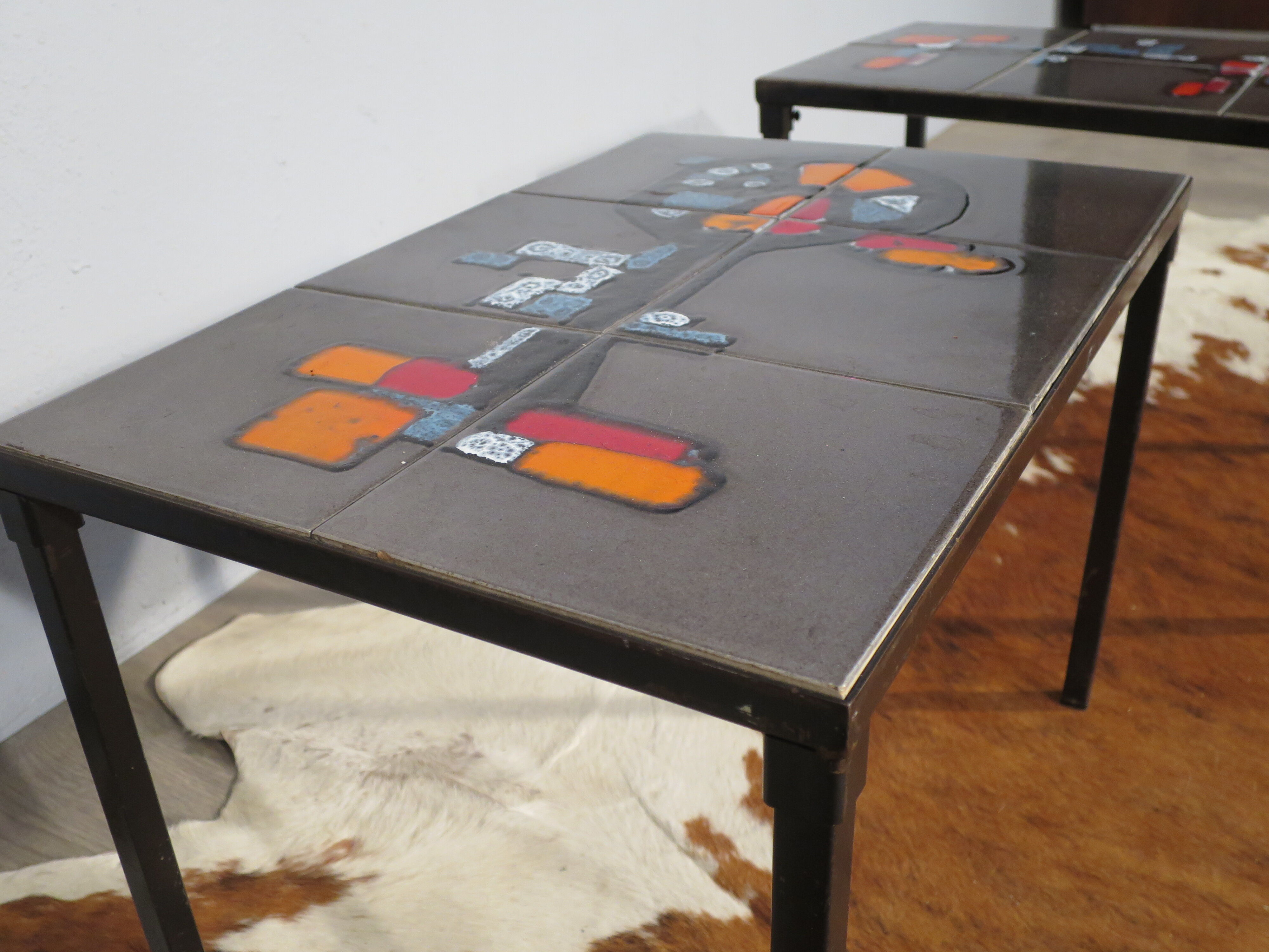 Set of 2 ceramic coffee tables