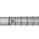 Grey Industrial Hanging Tube Light from Elektrosvit, 1980s