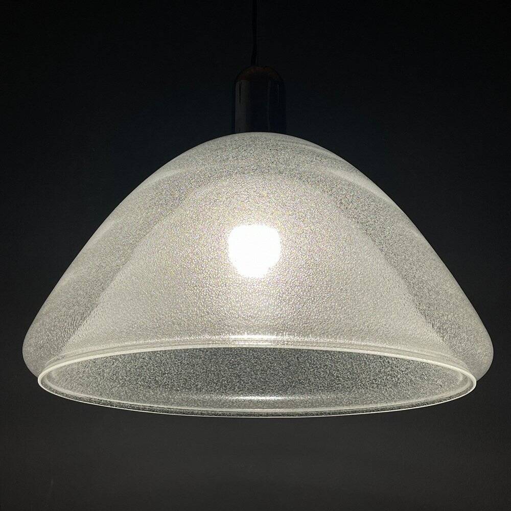 Murano pendant lamp attributed to Carlo Nason for Mazzega, Italy, 1960s.