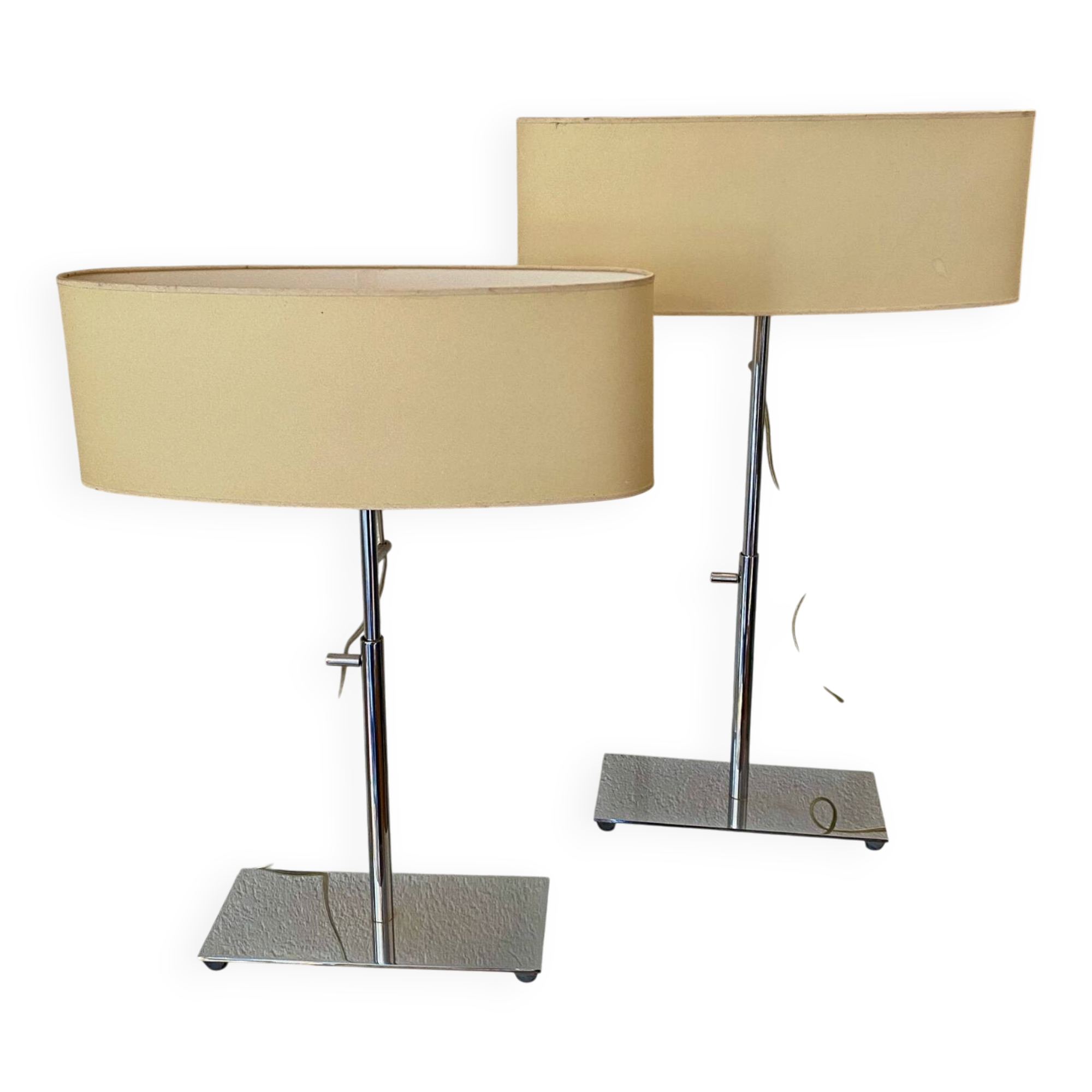 Pair of lamps by Jean-Paul Marzais, Dune collection
