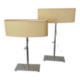 Pair of lamps by Jean-Paul Marzais, Dune collection