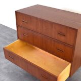 Mid-Century Danish Teak Chest of Drawers, 1960s.