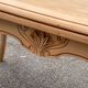 Louis XV extendable dining table from the 20th century, renovated in cherry wood, 140-240cm.