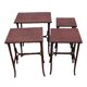 Four Thonet nesting tables.