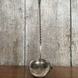 Old Punch Ladle Goldsmith Cailar Bayard Metal Silver Twisted Handle #B341
