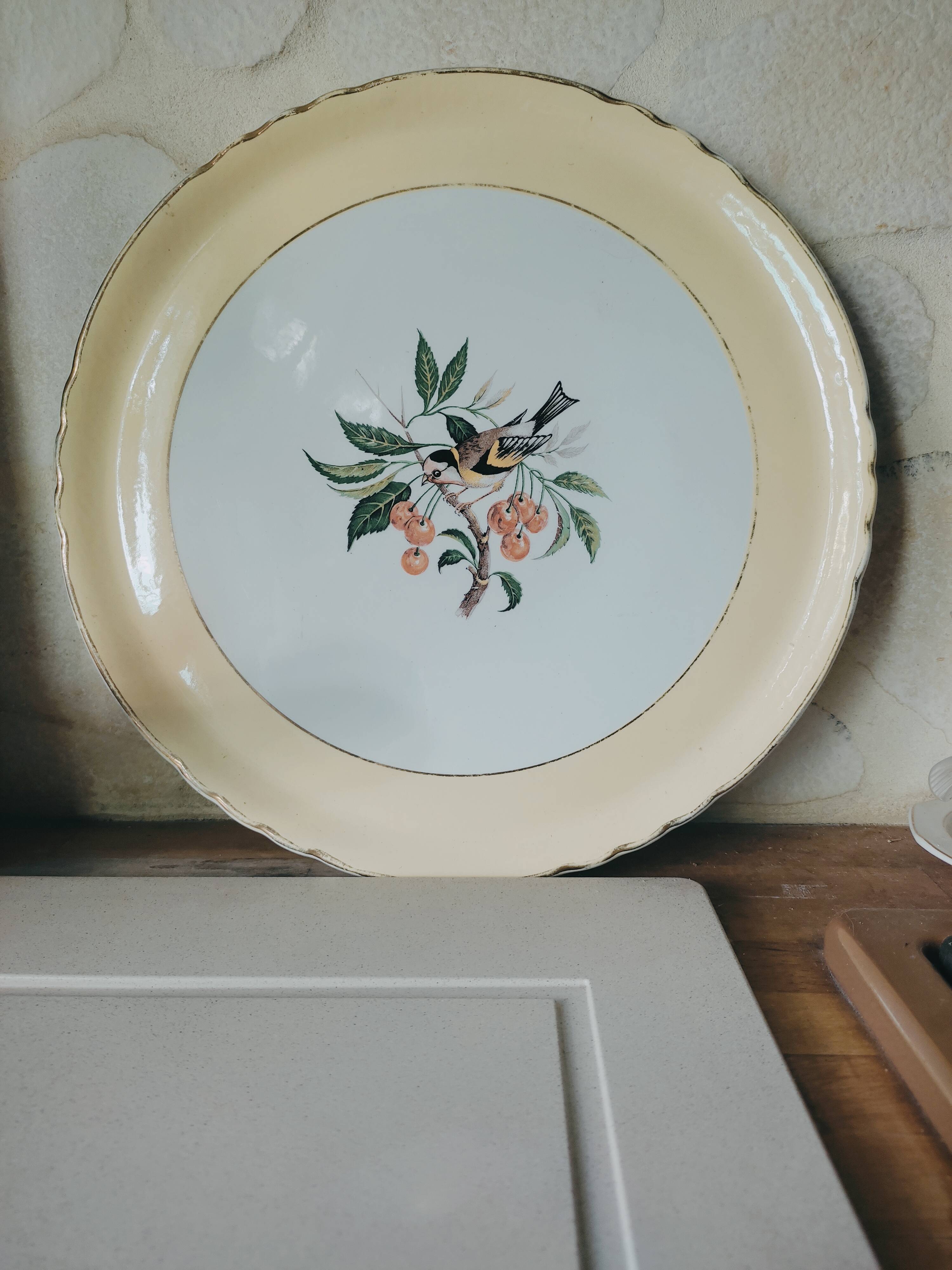 Earthenware pie dish by Moulin des Loups