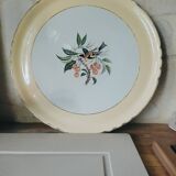 Plat à tarte en faïence par Moulin des Loups