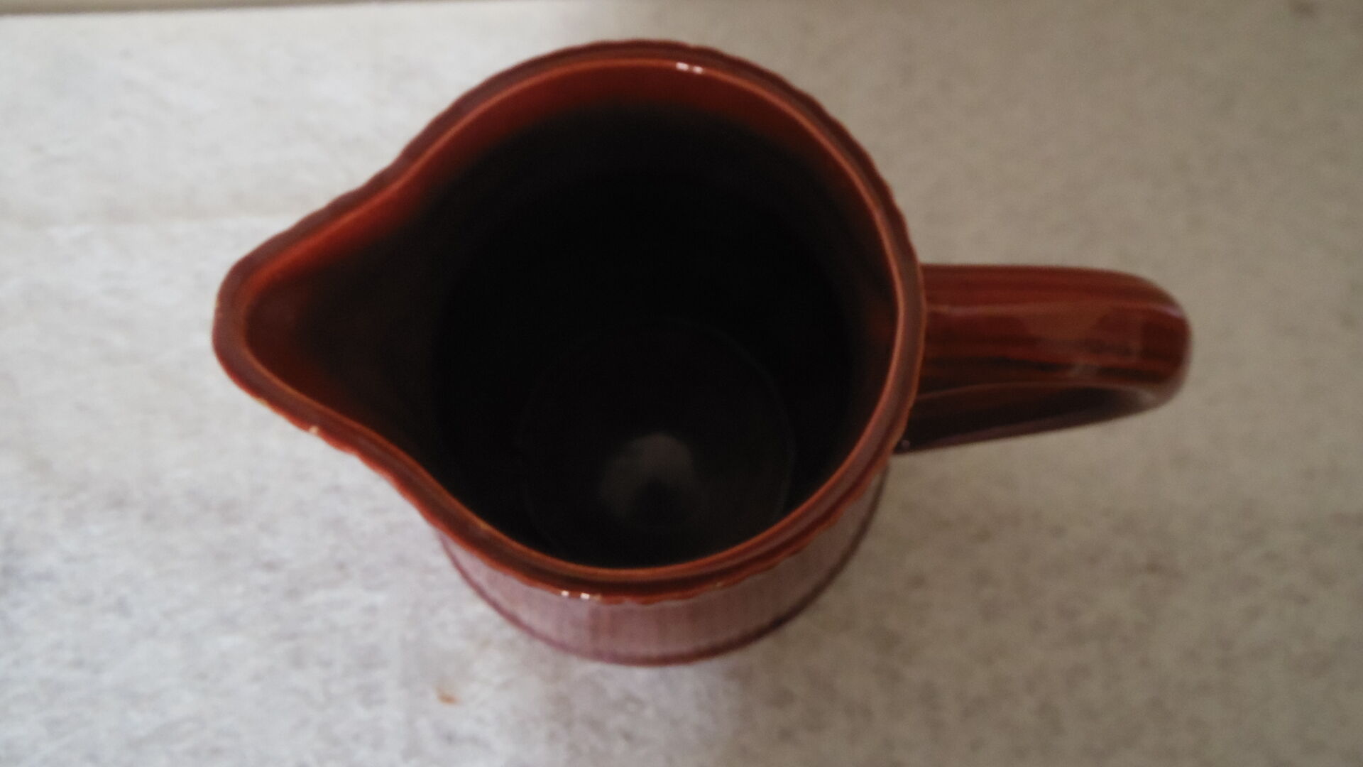 St Clement's pitcher burgundy