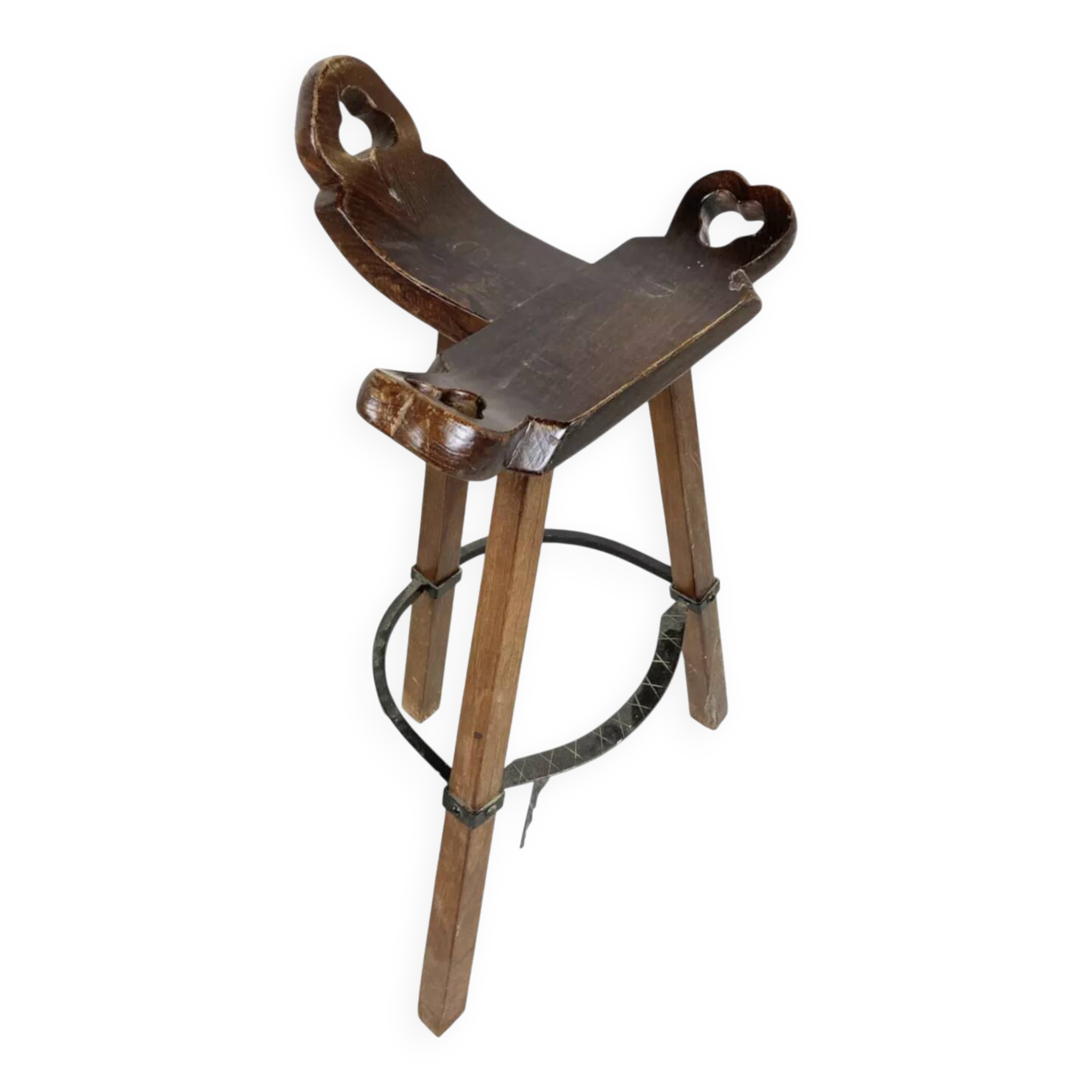 Mid century brutalist bar stools, 1960s