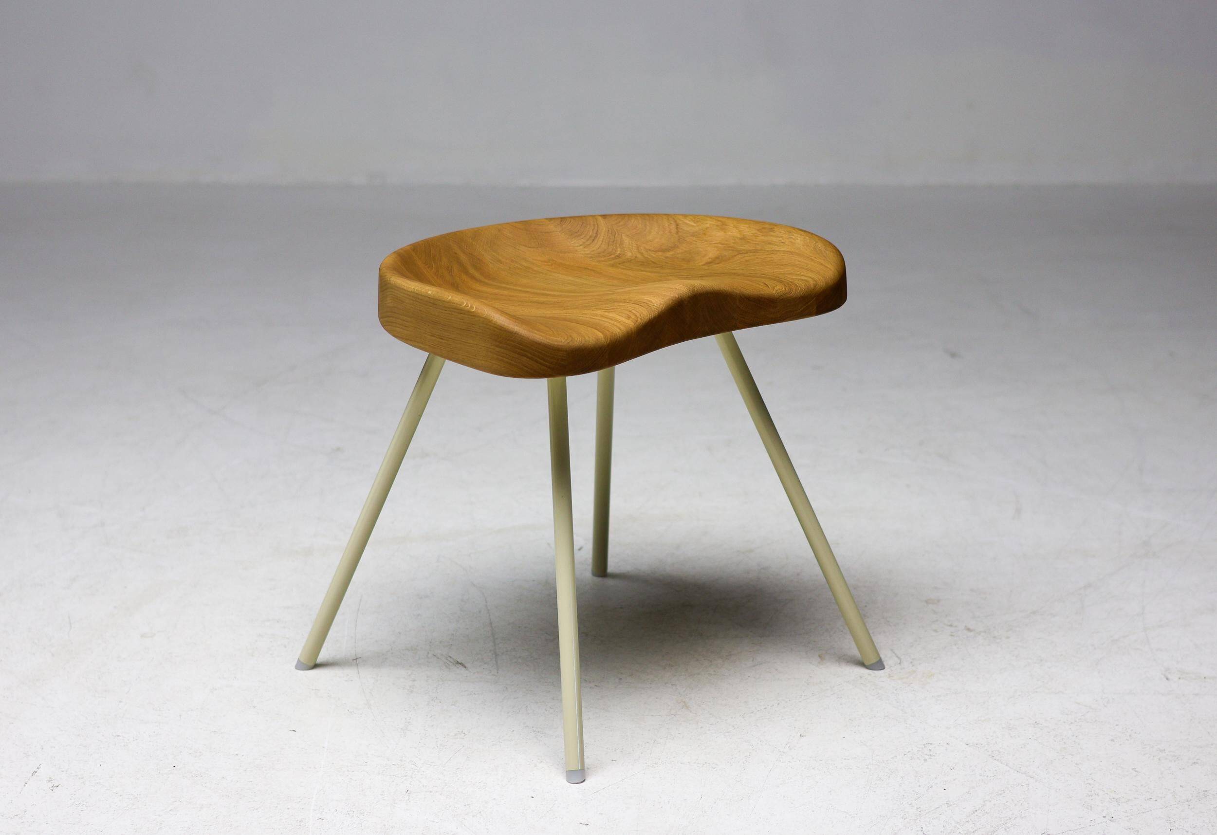 Stool 307 by Jean Prouvé for Vitra