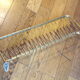 Vintage coat racks like train luggage racks