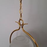 Hollywood regency sphere pendant light