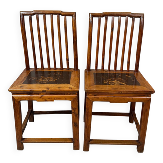 Pair of Chinese chairs