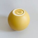 Vintage ball vase in matt ceramic H14cm