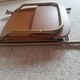 Chaise pliante structure tube et simili cuir