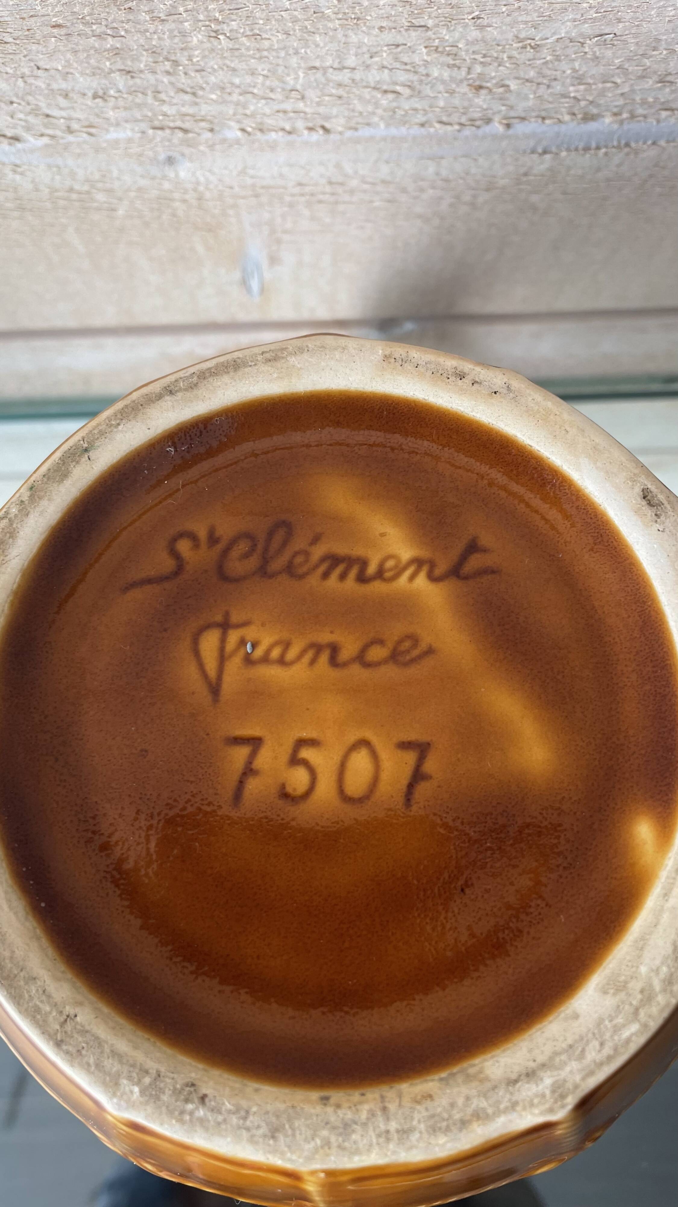 Saint Clément pitcher, vintage rope pattern