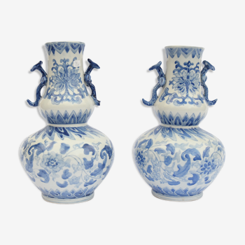 Pair of porcelain vases