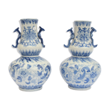 Pair of porcelain vases