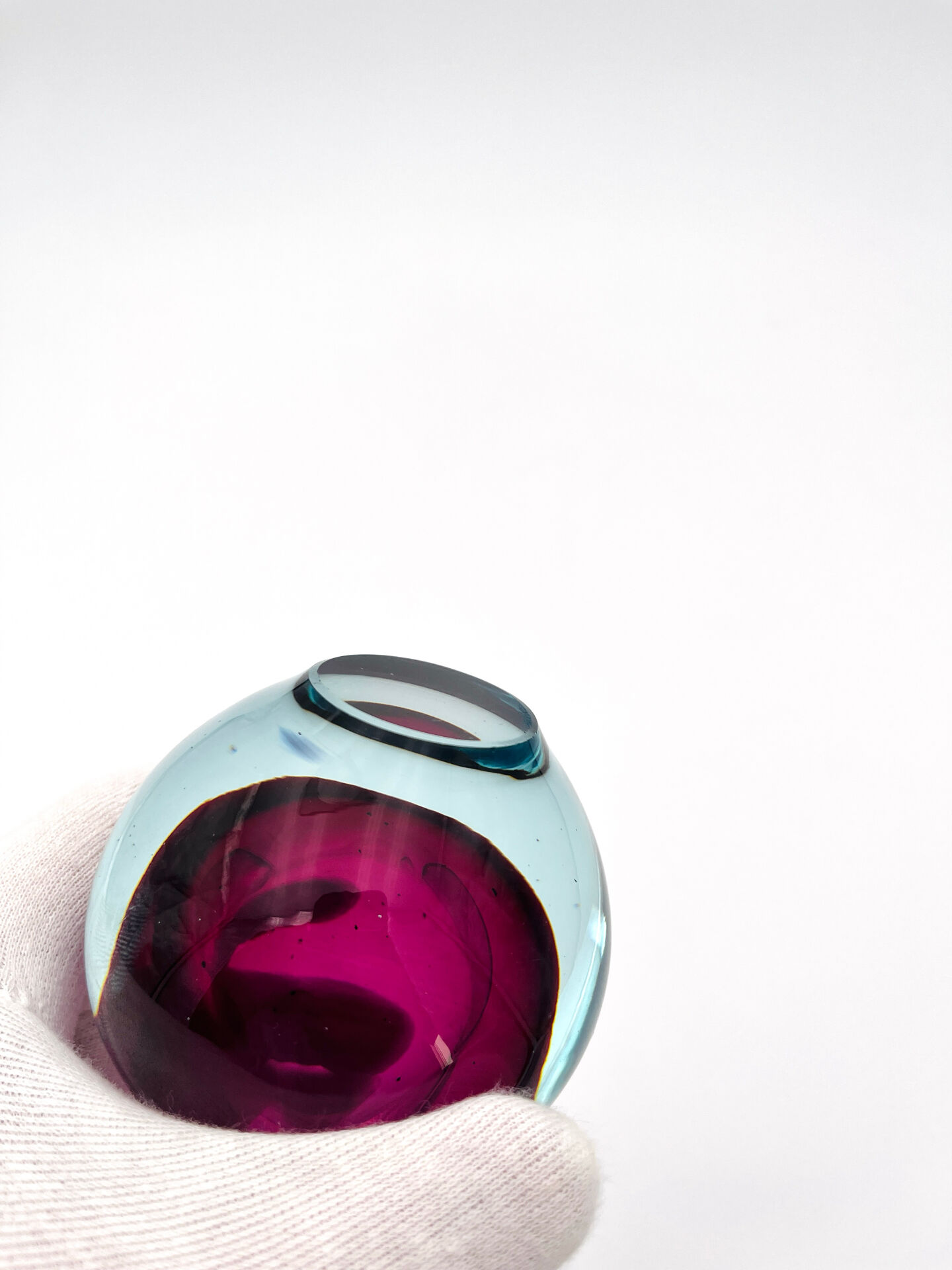 Vase - Murano Sommerso - Ouraline Uranium Glass - Amethyst - 1960