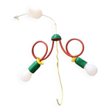 80s Memphis style pendant light
