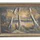 Dipinto d’atmosfera "Paesaggio Autunnale" – Vintage anni '70 con Cornice Do