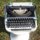 Typewriter complete swissa revised with his bag and his directions