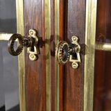 Rare Small Cylinder Desk and Showcase, Louis XVI style – Mid-19th century