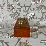 Complete brass weight box