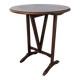 Table d'appoint pliante en bois massif
