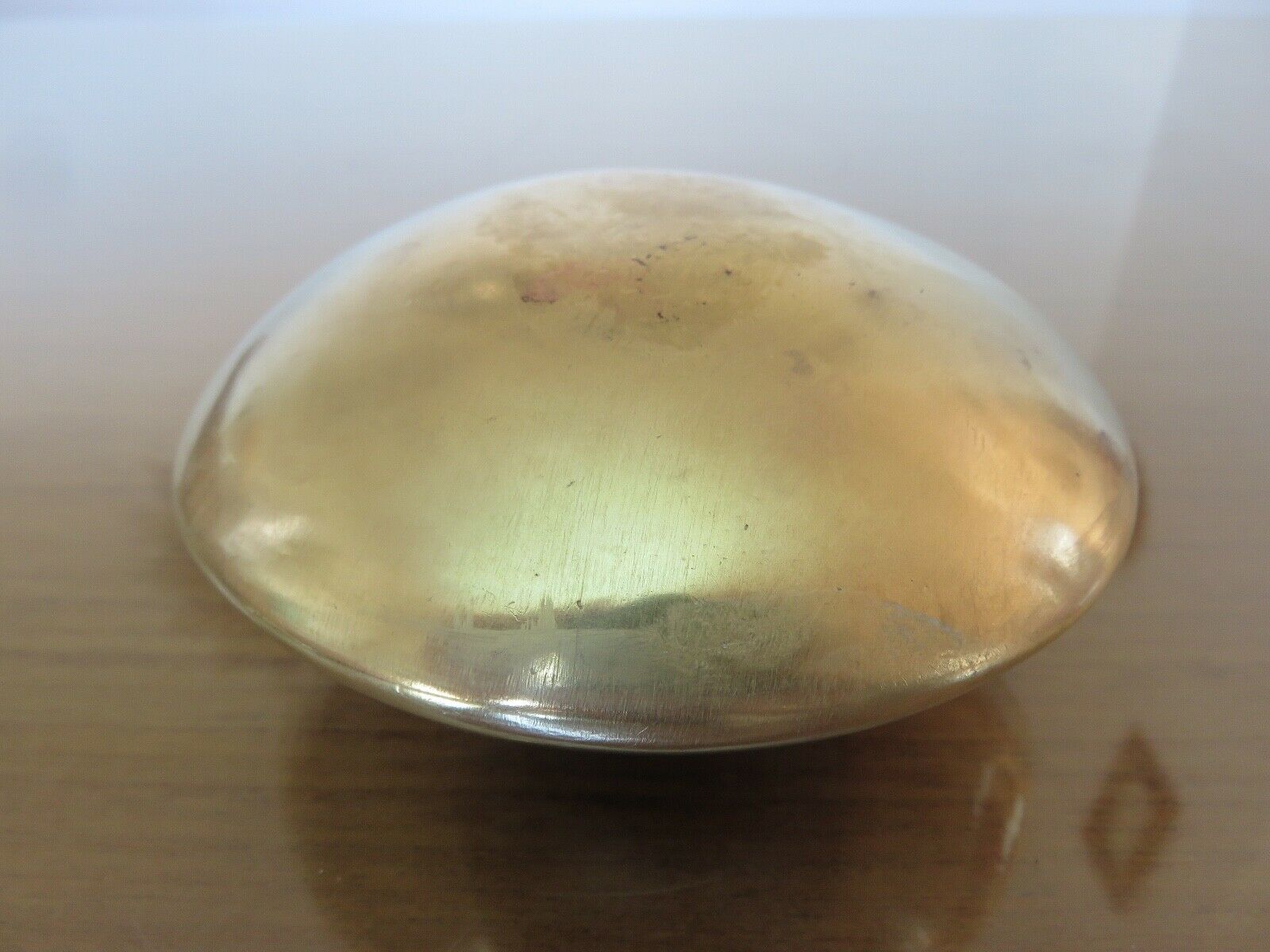 Series of 4 Scandinavian "pebble" ashtrays in bronze 70s