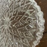 Vintage moulded glass ceiling 29cm