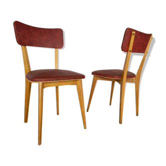 Paire de chaises bistrot vintage