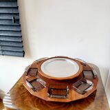 Plateau tournant Lazy Susan, design scandinave des années 60