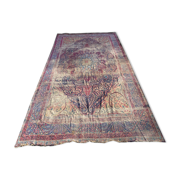 Ancient persian kirman carpet
