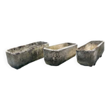 Set of 3 planters 85x27x33cm