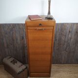 Curtain filing cabinet