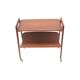 Vintage teak serving trolley/side table with magazine rack, Opal, 1960s