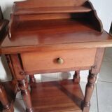 Pair of cherry wood bedside tables