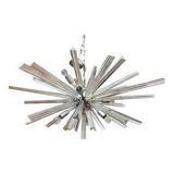 Murano Glass Oval Murano Glass Triedro Sputnik Chandelier