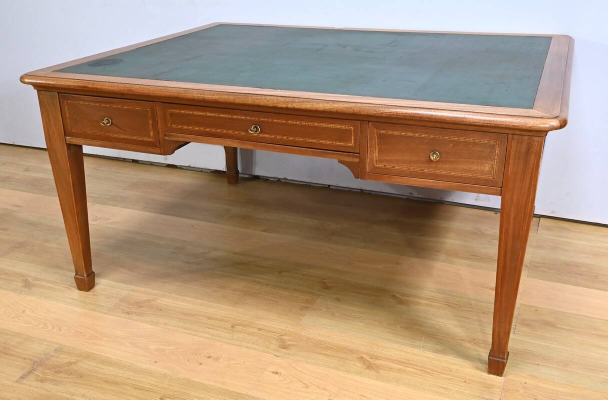 Important architect's desk in mahogany - 1920