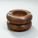 Nécessaire de fumeur Art déco en bois cendrier Art Déco Boîte en bois 1930