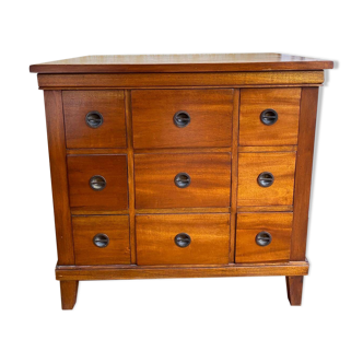 Commode à tiroirs en teck massif