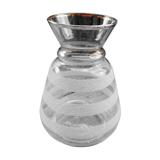 Vase en verre granité