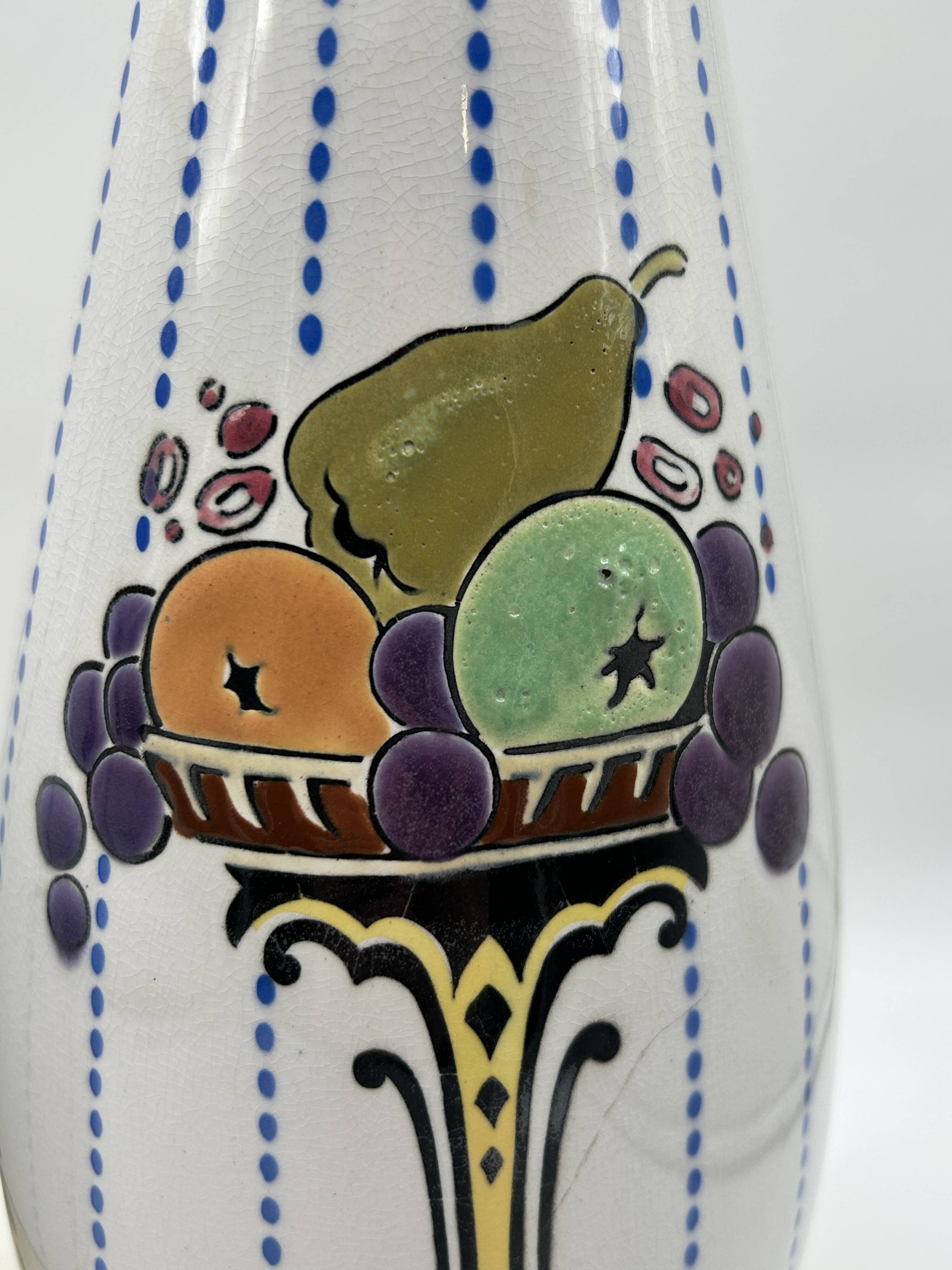 Paire de vases art deco - boch freres
