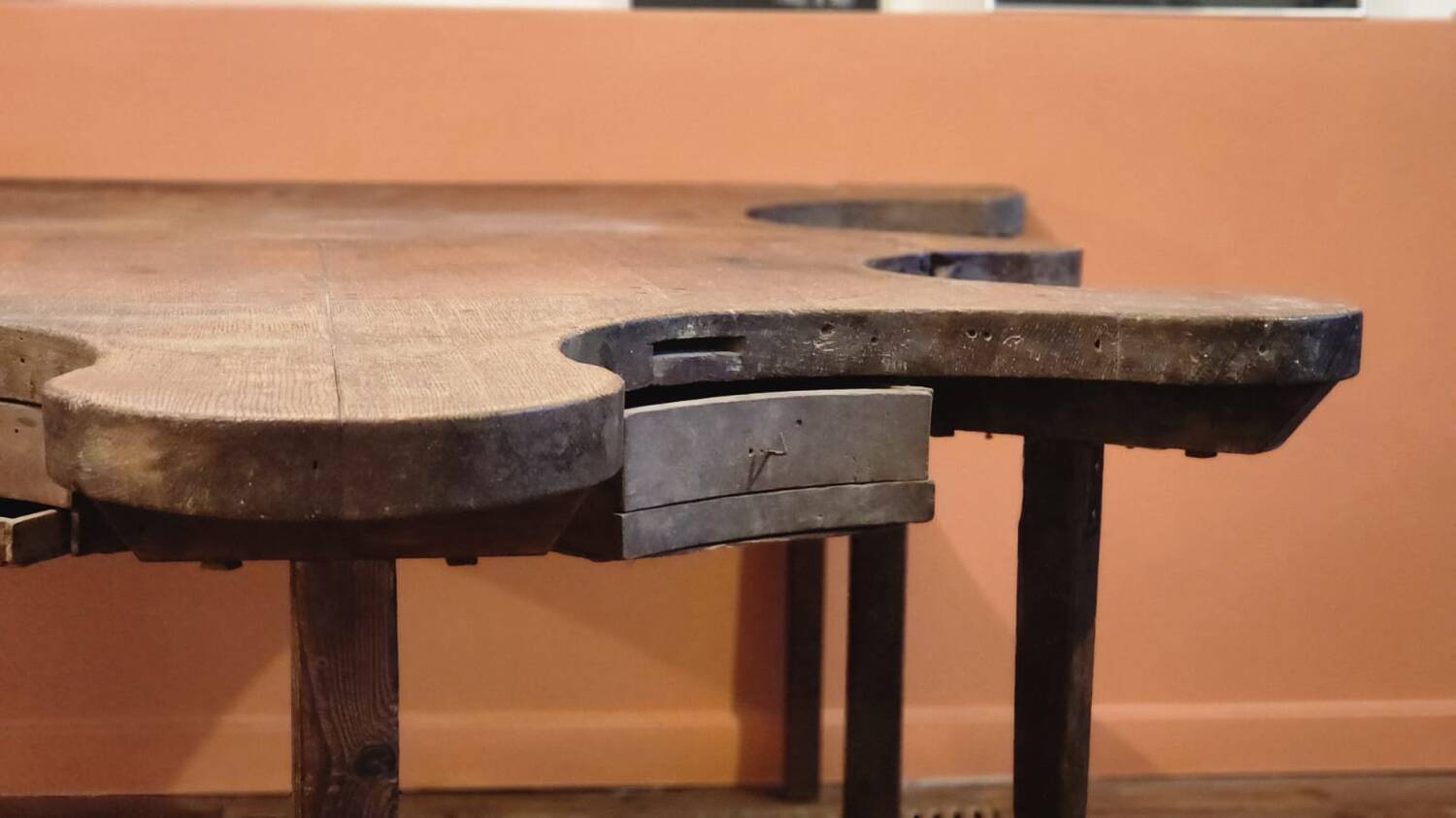 Vintage jeweller's workbench from the 1930s/1940s.