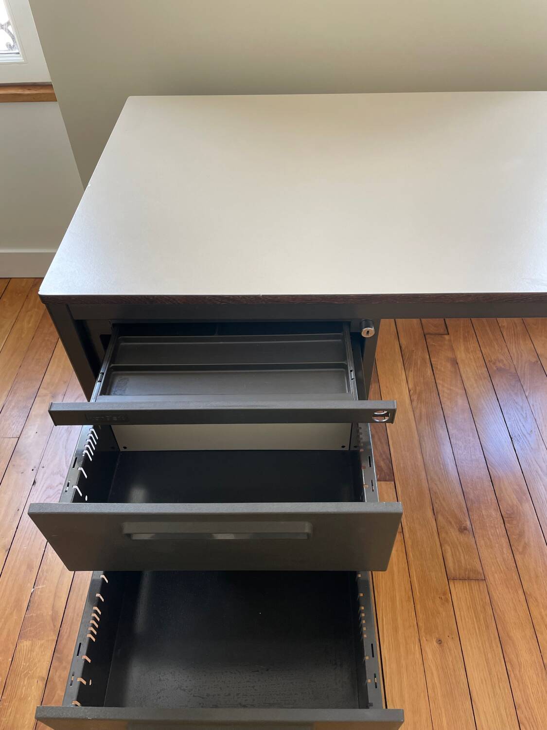 Industrial Desk in Formica Van Blerk