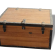 Trunk wood metal frame